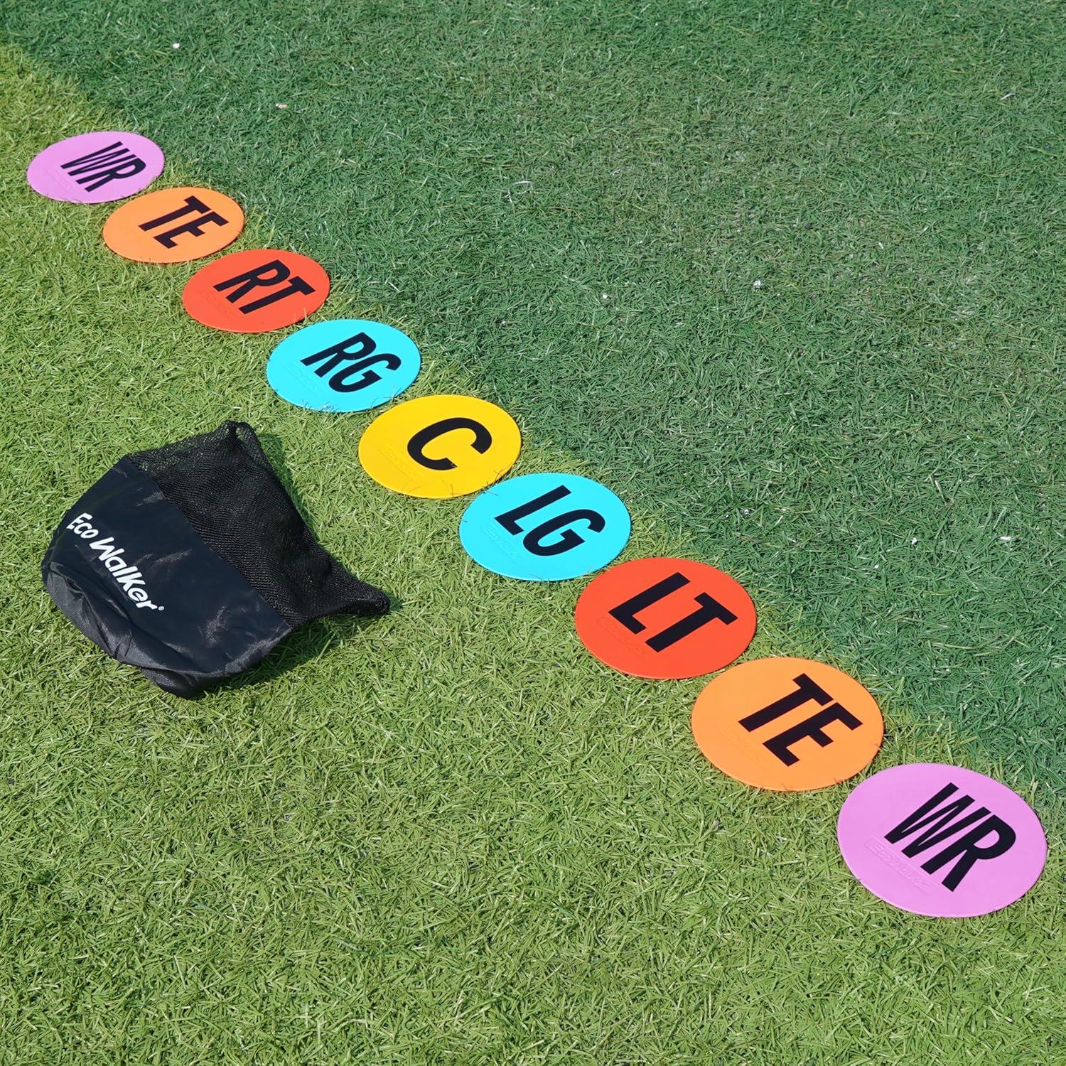 Marcadores de Posición Eco Walker 15cm para Fútbol - Set de 9