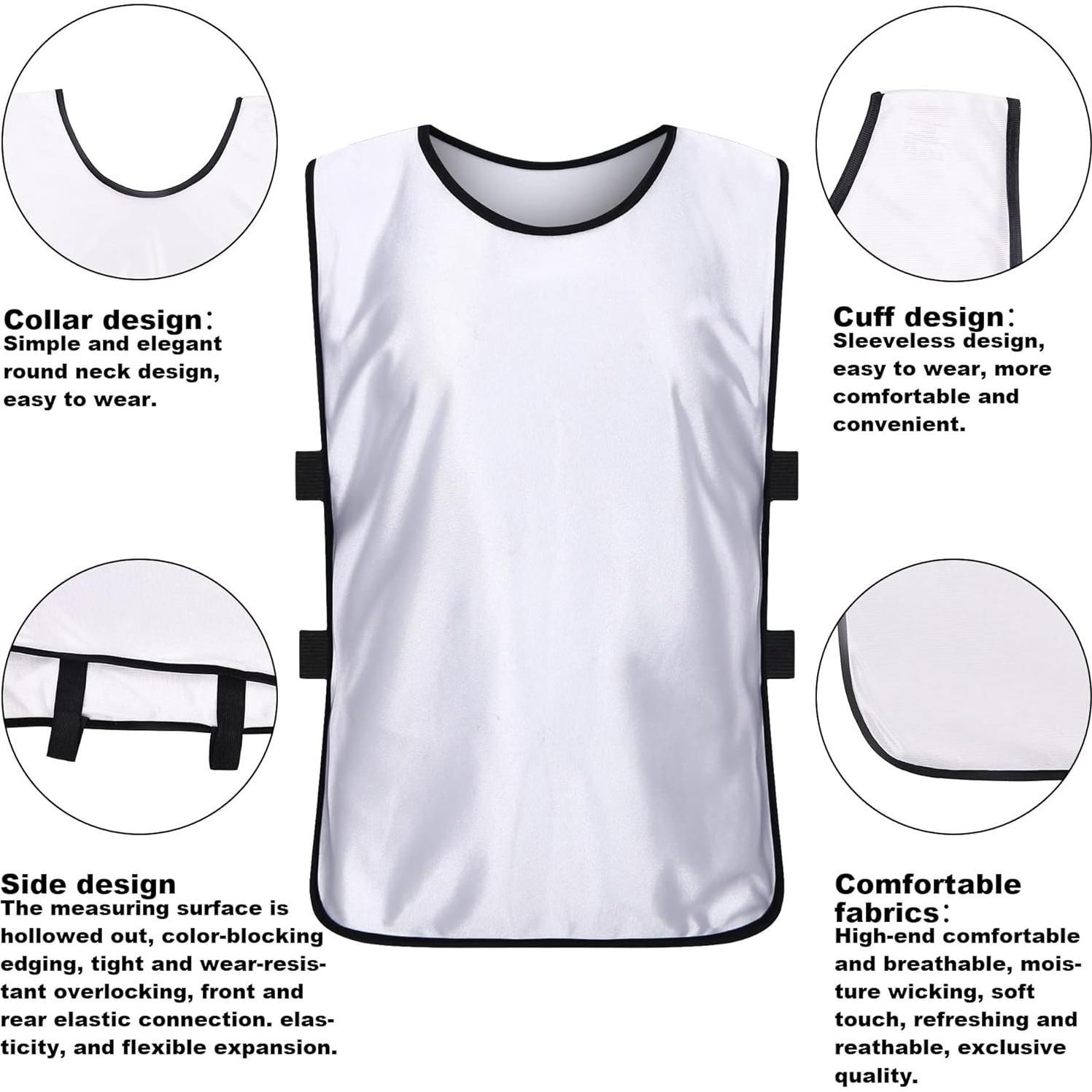 6 Chalecos de Entrenamiento RE-HUO para Niños y Adultos