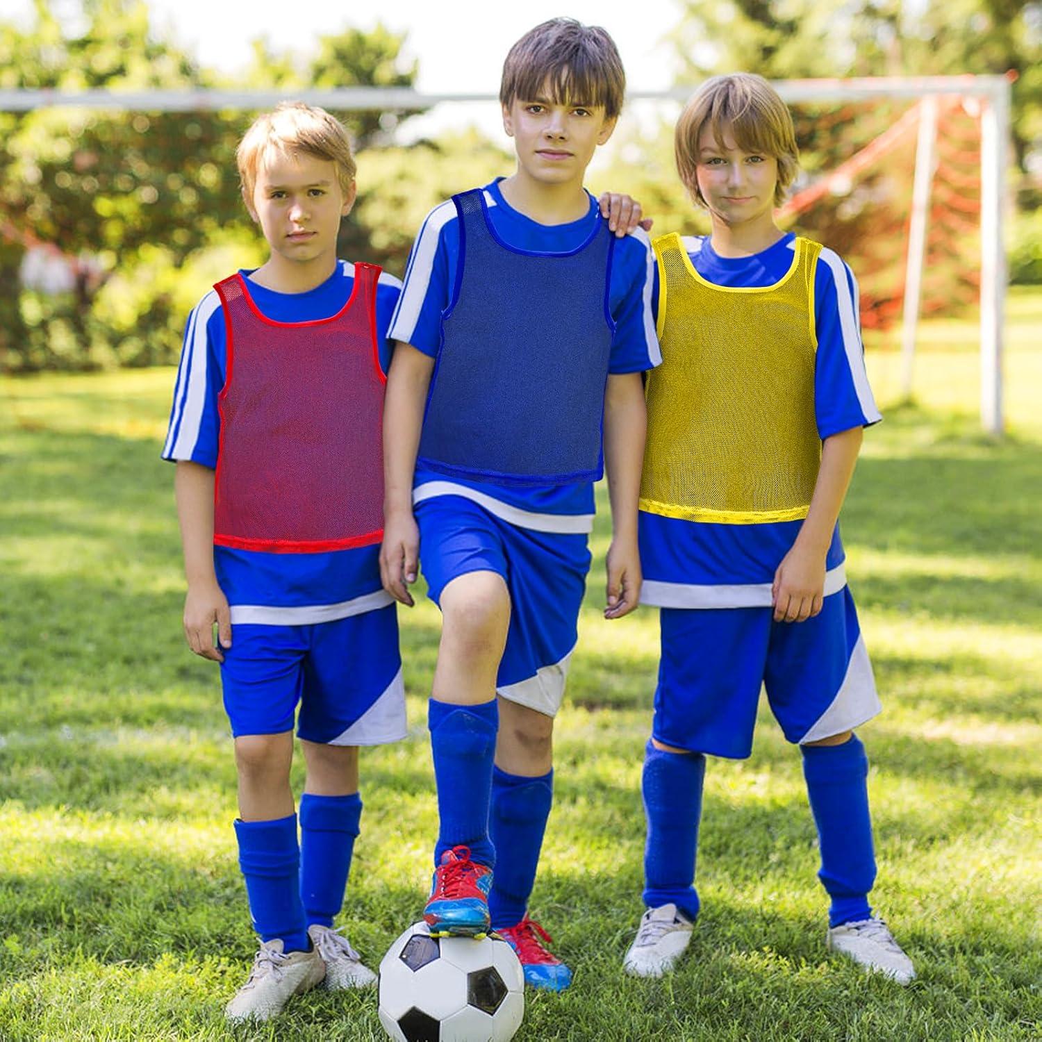 18 Chalecos de Entrenamiento Juvenil Eorbow - Malla Transpirable