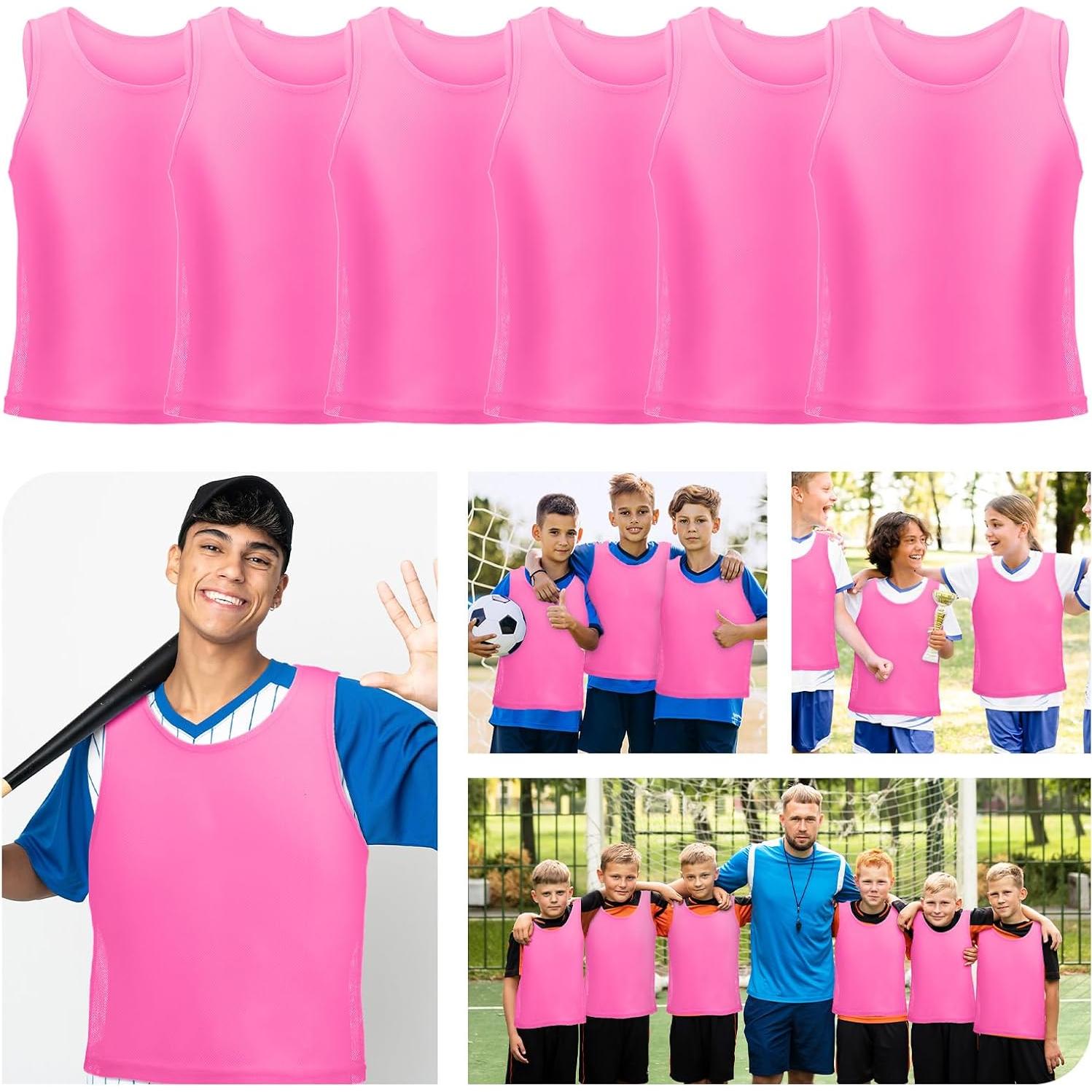 12 Chalecos Deportivos Juveniles CIATBYYJ Color Chartreuse