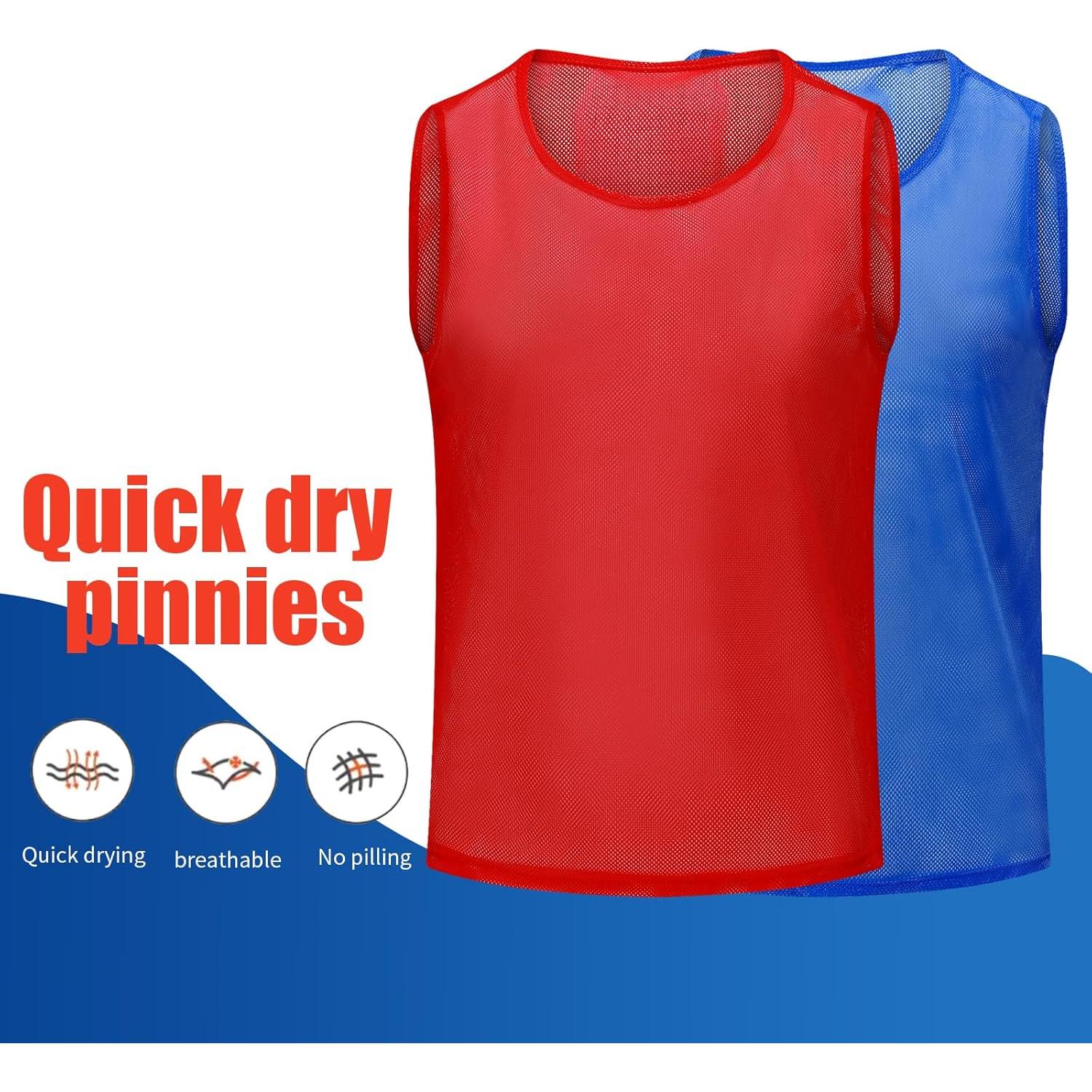 Chalecos de Fútbol Juveniles Antoyo - Paquete de 12 Piezas