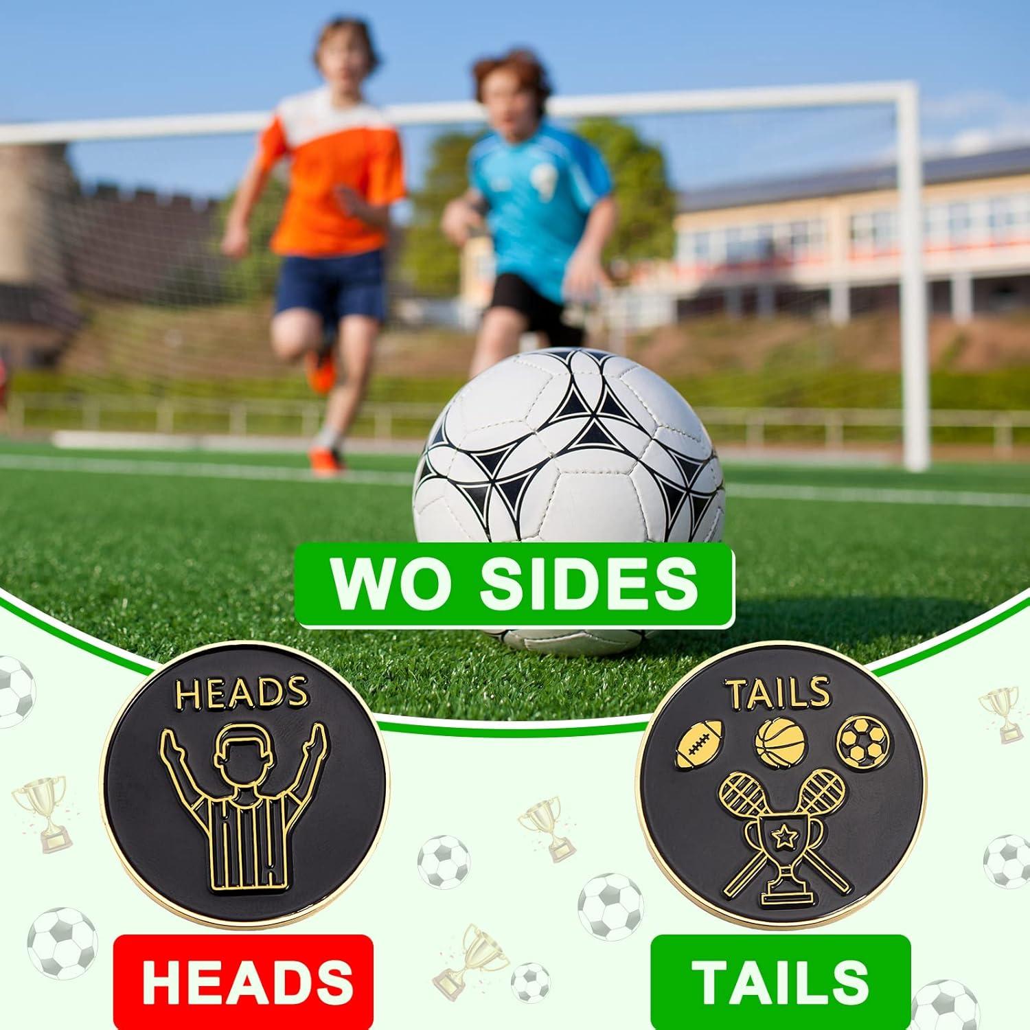 Monedas de Lanzamiento de Árbitro Jexine - 2 Piezas con Estuche