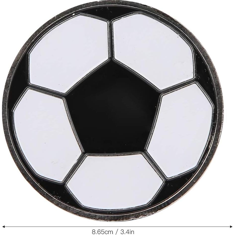 Moneda de lanzamiento de fútbol Les-Theresa 3 piezas 8.65 cm