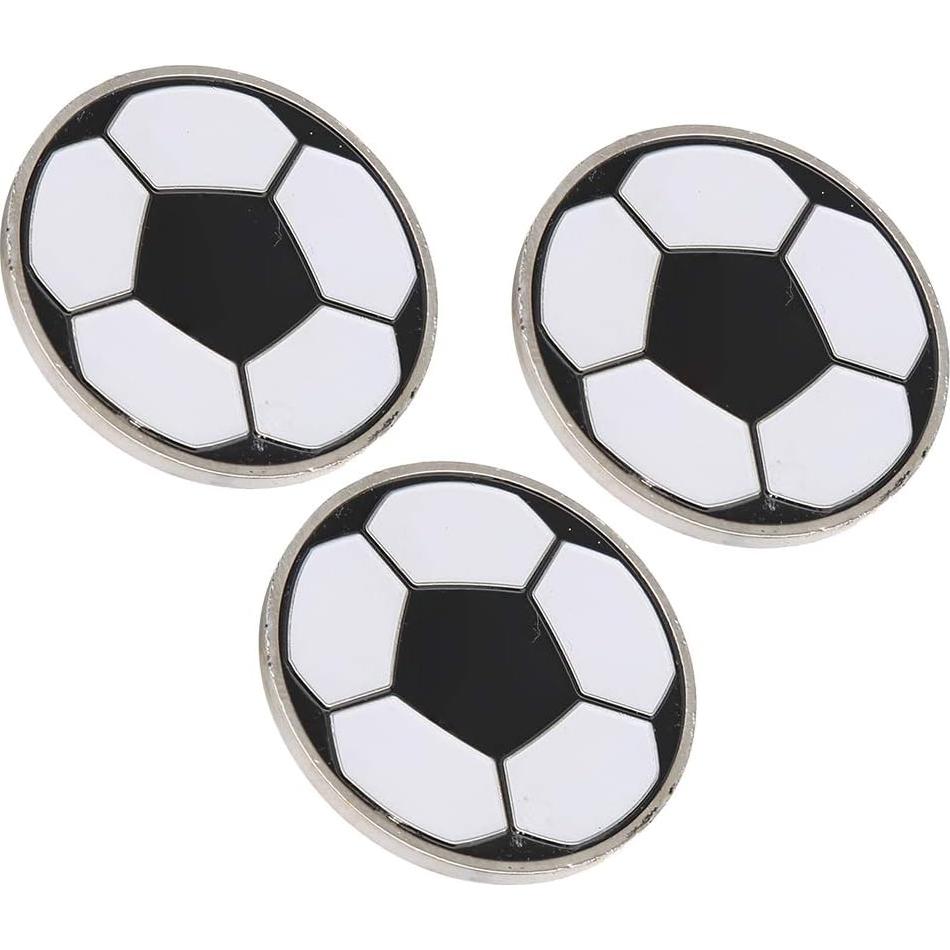 Moneda de lanzamiento de fútbol Les-Theresa 3 piezas 8.65 cm