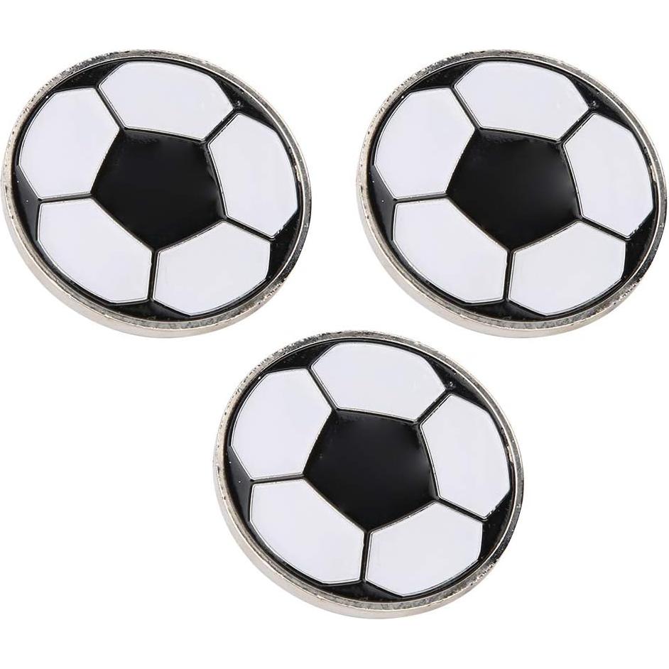 Moneda de lanzamiento de fútbol Les-Theresa 3 piezas 8.65 cm