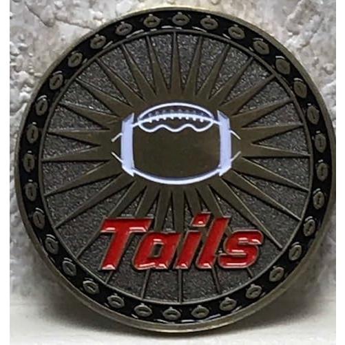 Moneda de Lanzamiento de Fútbol Genérico Doble Cara 3.81 cm