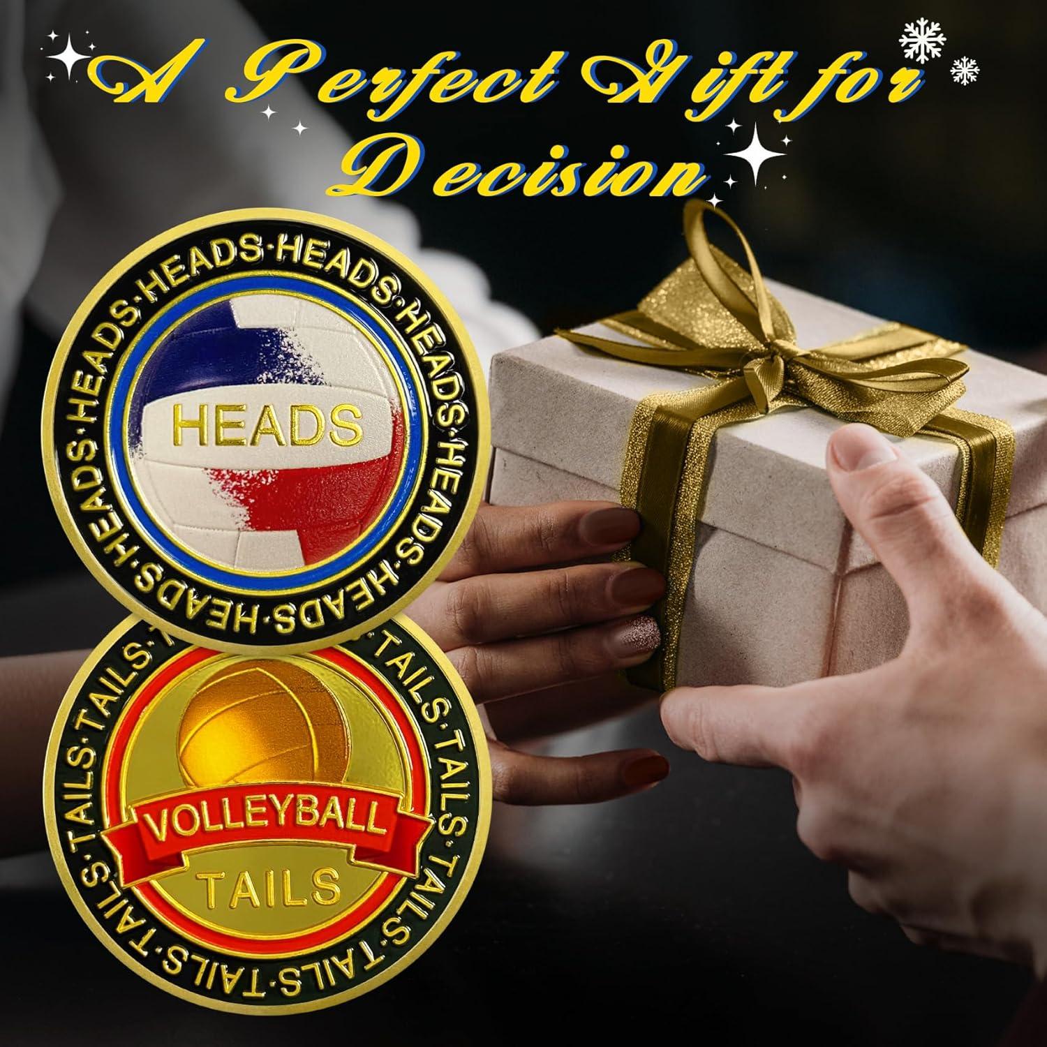 Moneda de Volibol ASmileIndeep - Cara y Cruz - 3.81 cm