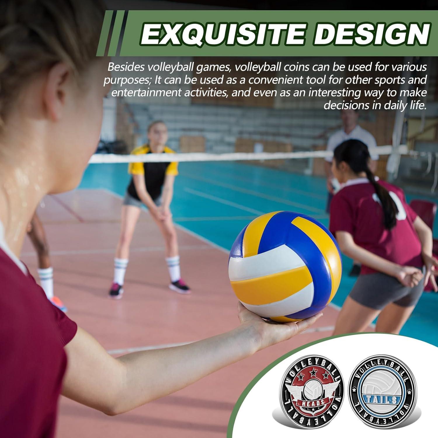 Monedas de Voleibol para Árbitro Equsion - 2 Pcs 3.8 cm