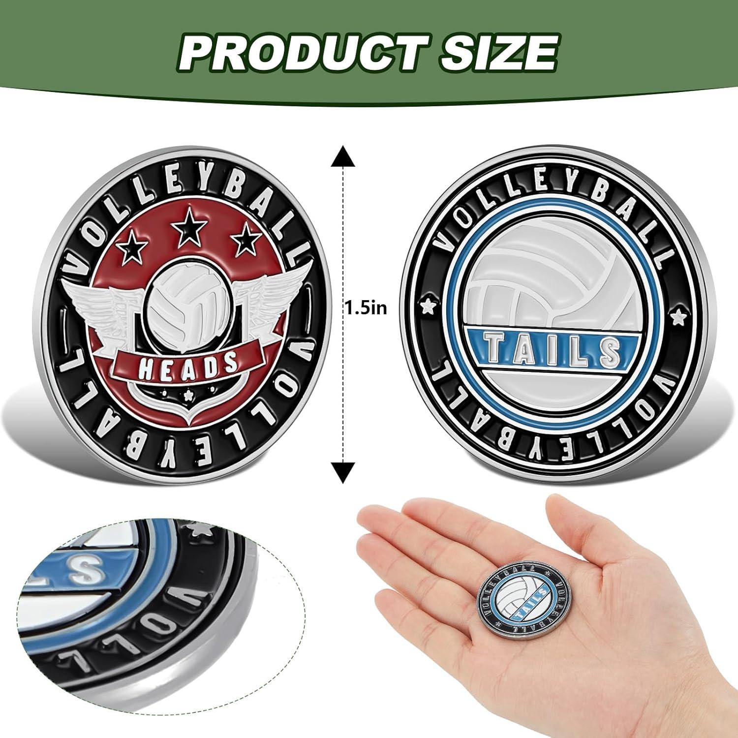 Monedas de Voleibol para Árbitro Equsion - 2 Pcs 3.8 cm