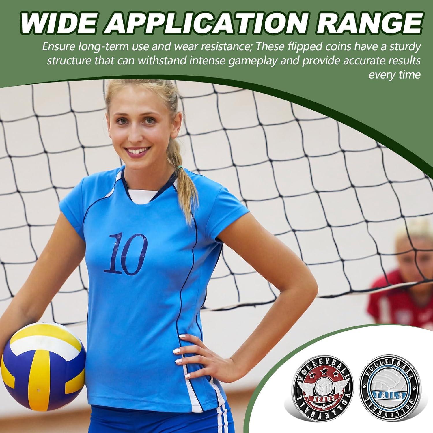 Monedas de Voleibol para Árbitro Equsion - 2 Pcs 3.8 cm