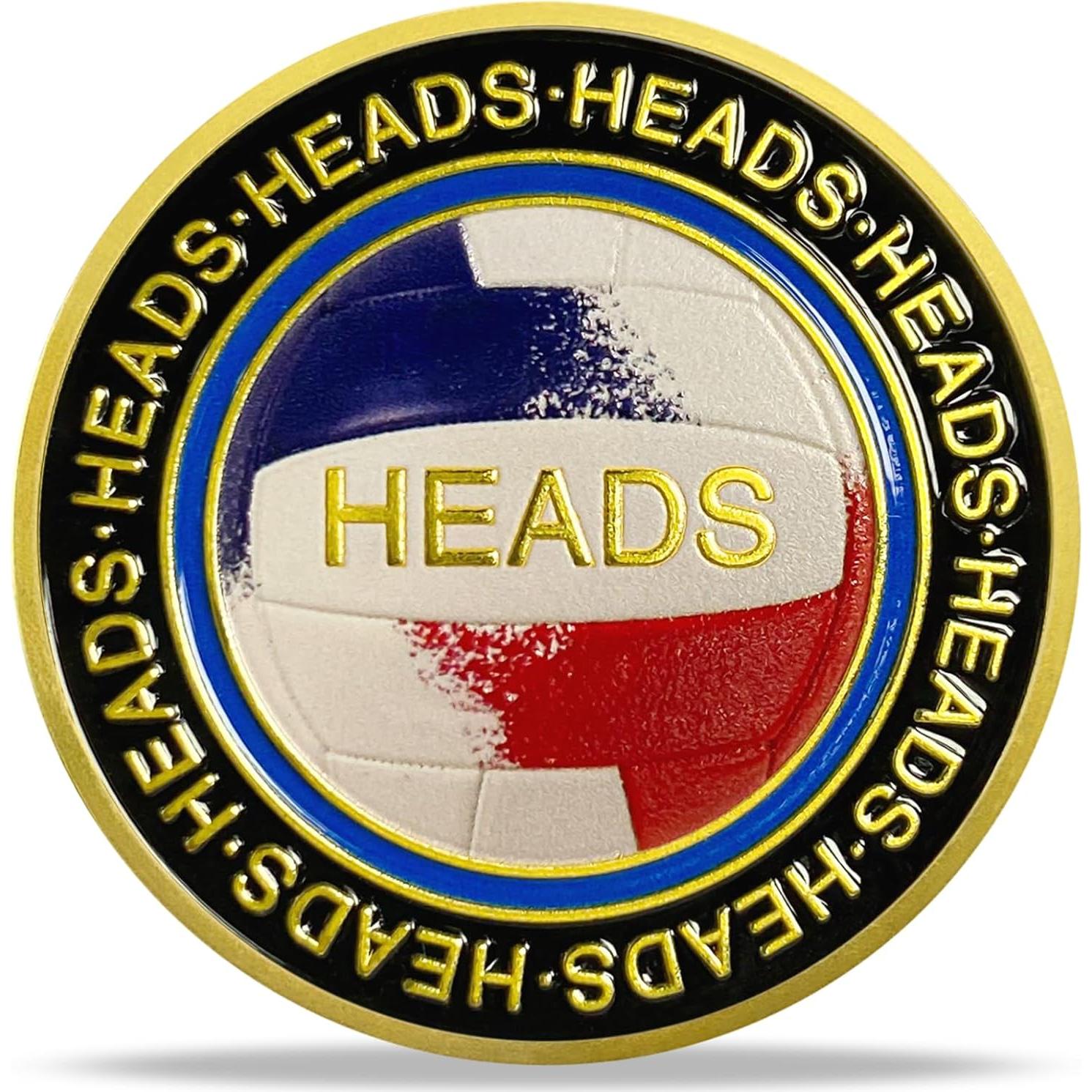 Moneda de Volibol Cara o Cruz BHealthLife 4 cm Zinc