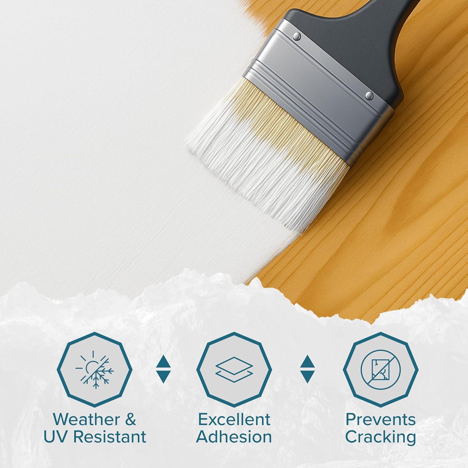 Imprimación de Madera Polar 1L Blanco Mate - Pintura a Base de Agua