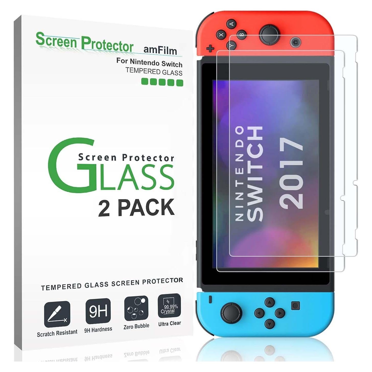 Protector de Pantalla amFilm para Nintendo Switch 6.2" 2017