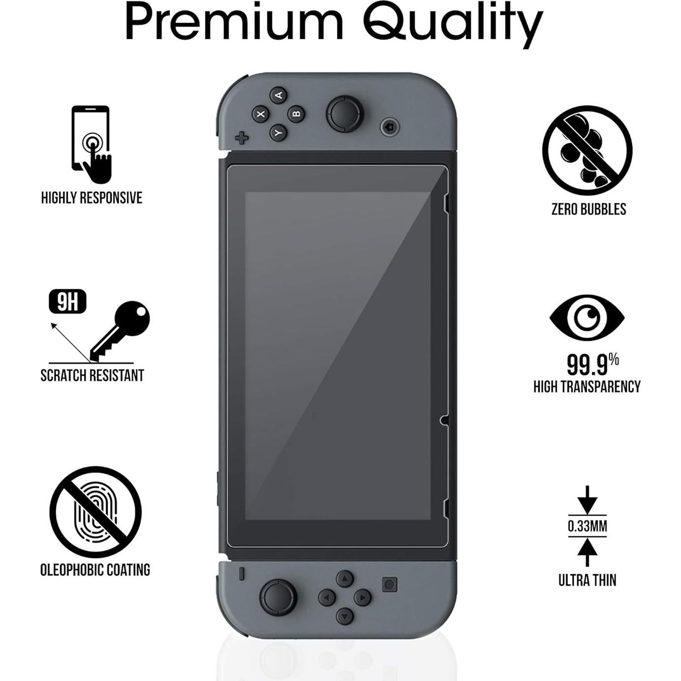 Protector de Pantalla amFilm para Nintendo Switch 6.2" 2017