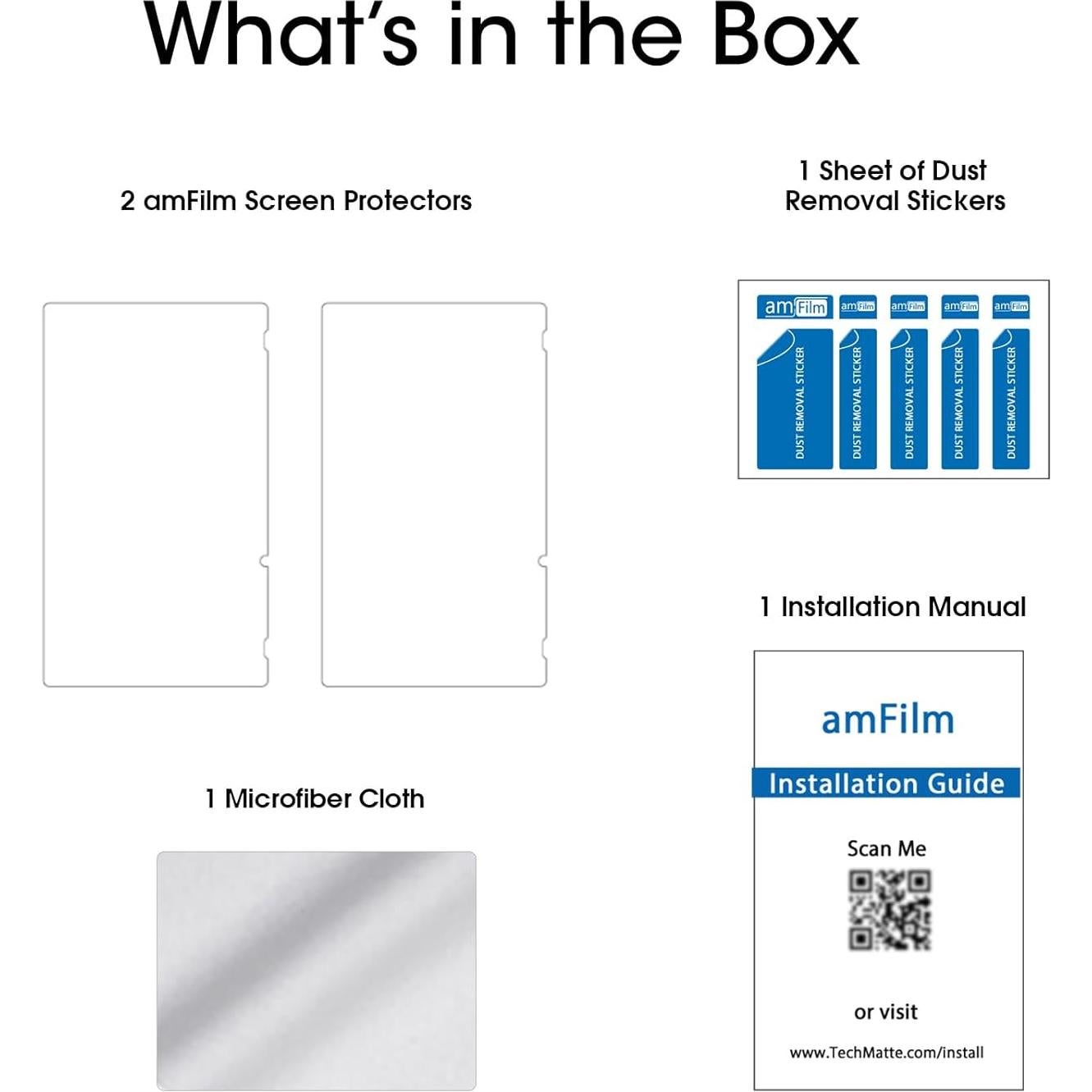 Protector de Pantalla amFilm para Nintendo Switch 6.2" 2017