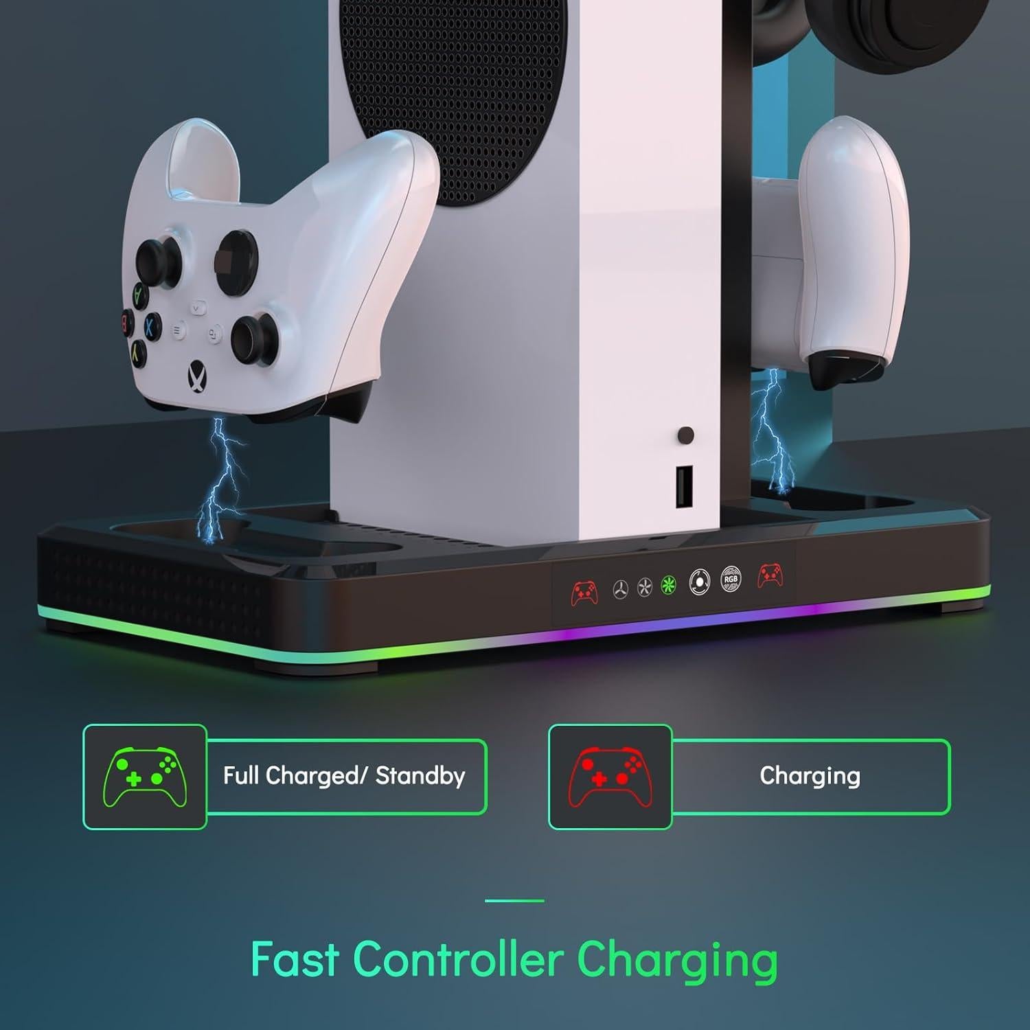 Soporte de Enfriamiento Nargos para Xbox Series X/S con Carga