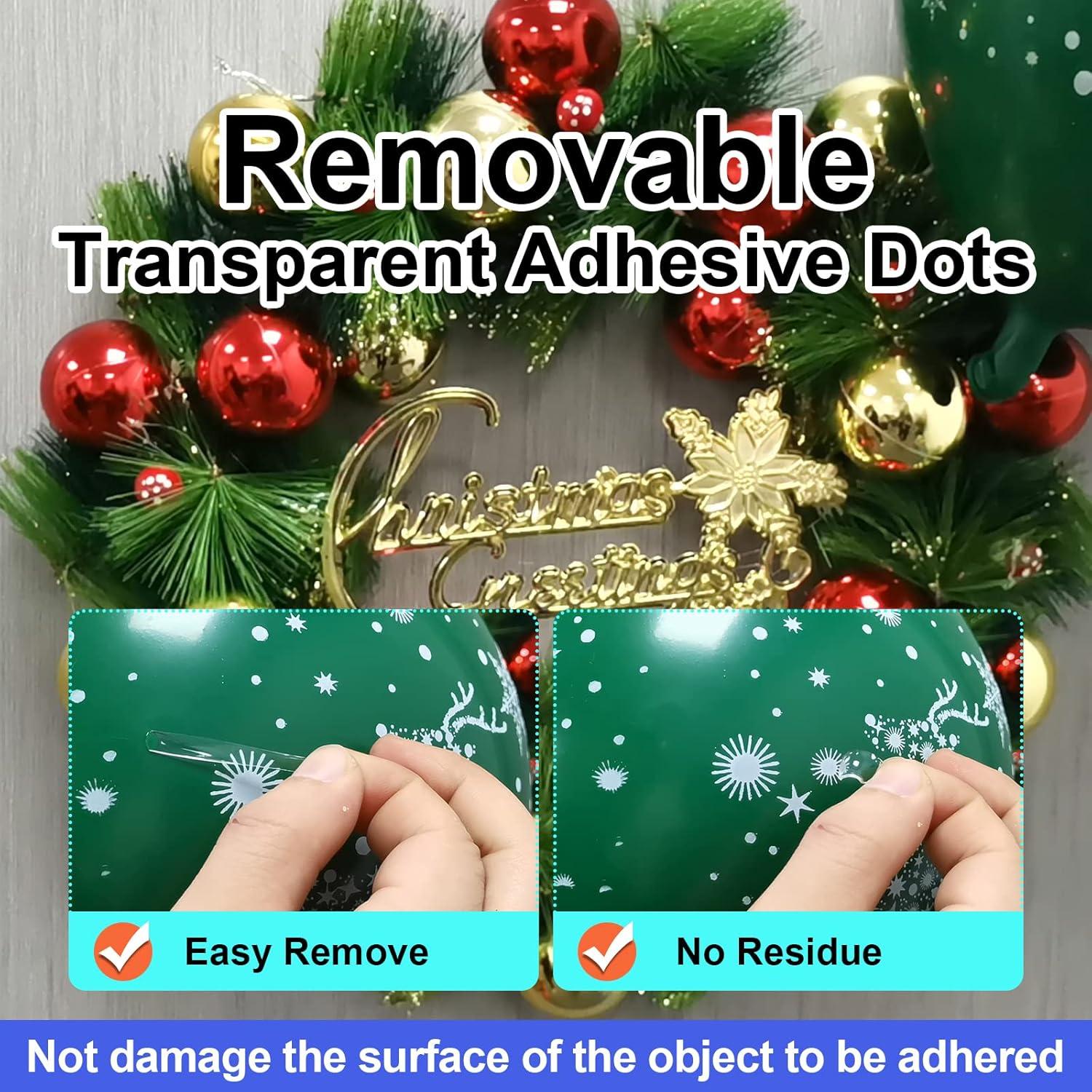 480 Puntos Adhesivos de Masilla Transparente Nanjing 8x13mm