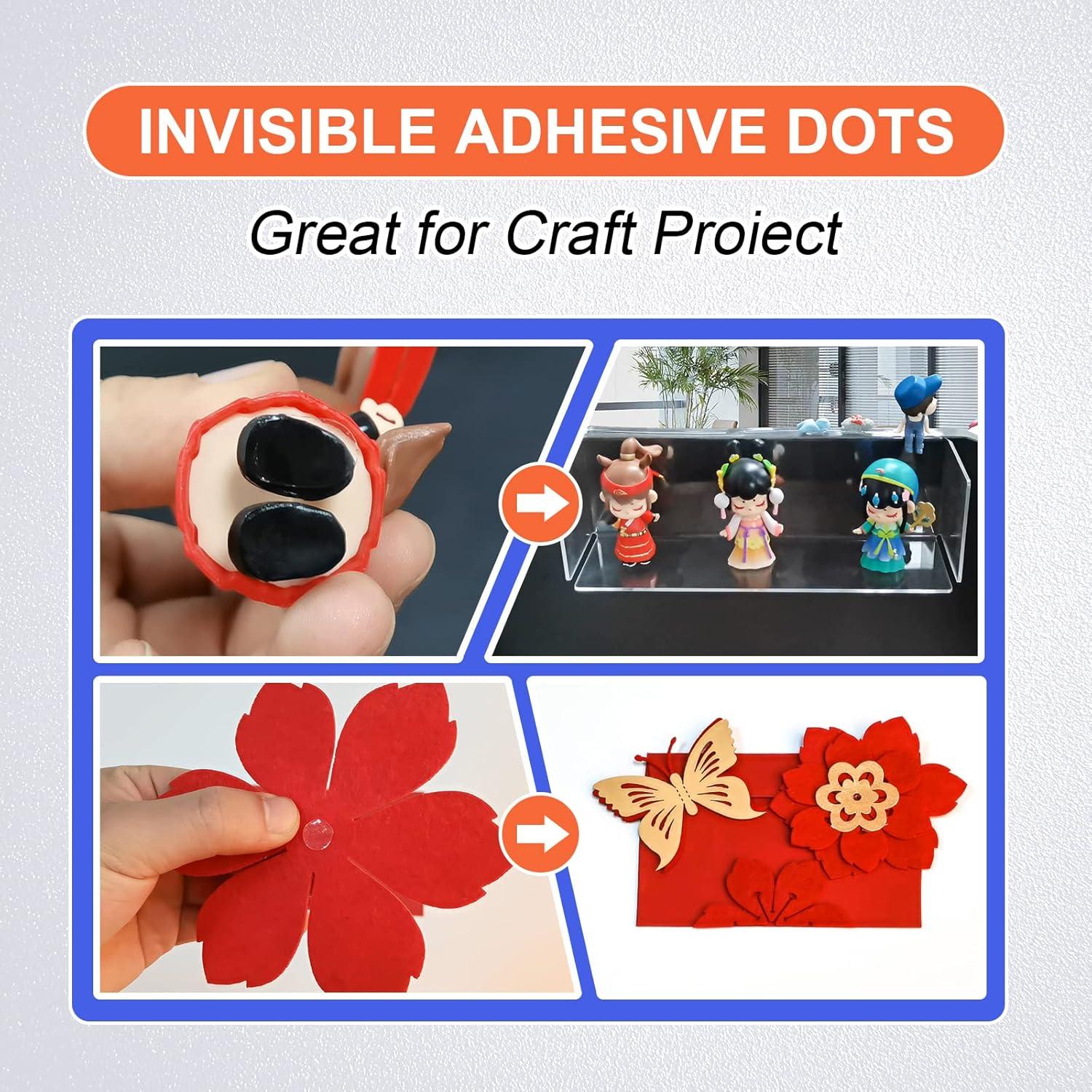 480 Puntos Adhesivos de Masilla Transparente Nanjing 8x13mm