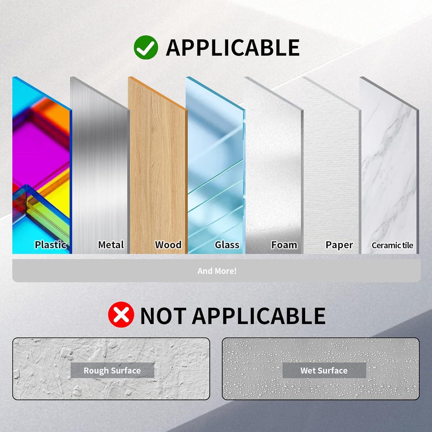 480 Puntos Adhesivos de Masilla Transparente Nanjing 8x13mm