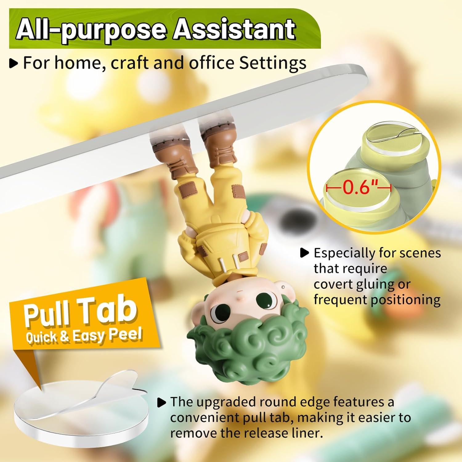 Cinta Adhesiva Doble Cara Phixbear 360 Piezas 1.52 cm