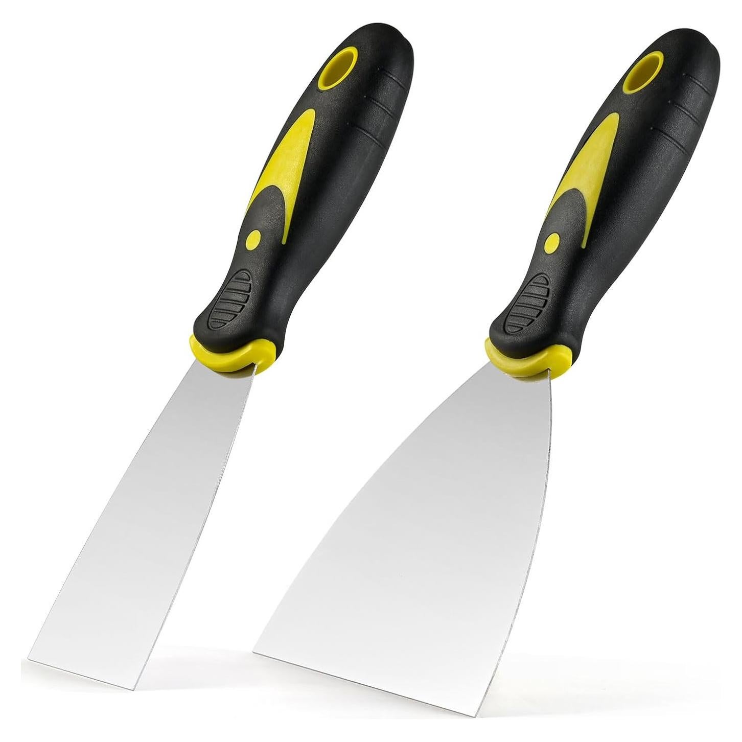 Juego de Raspadores de Espátula Smafixt 2 y 4 Pulgadas Acero Inoxidable