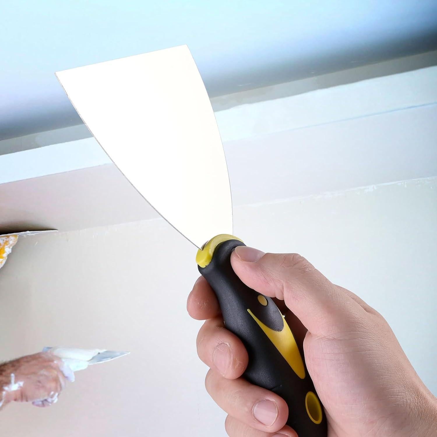 Juego de Raspadores de Espátula Smafixt 2 y 4 Pulgadas Acero Inoxidable