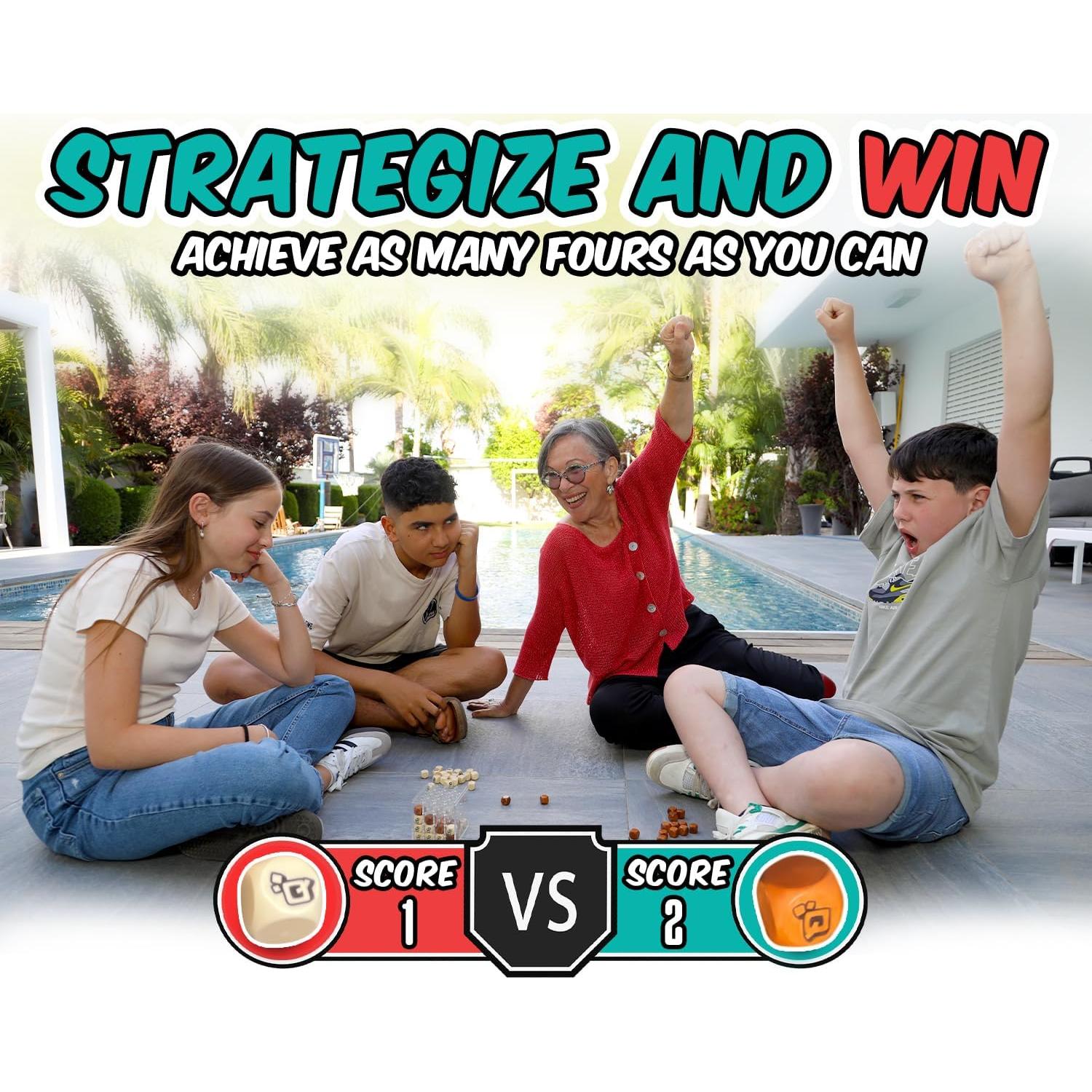 Juego de Mesa 3D Qubic 4 Tizzer - Estrategia Familiar