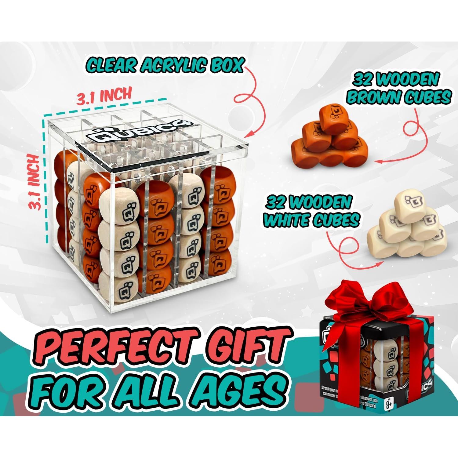 Juego de Mesa 3D Qubic 4 Tizzer - Estrategia Familiar