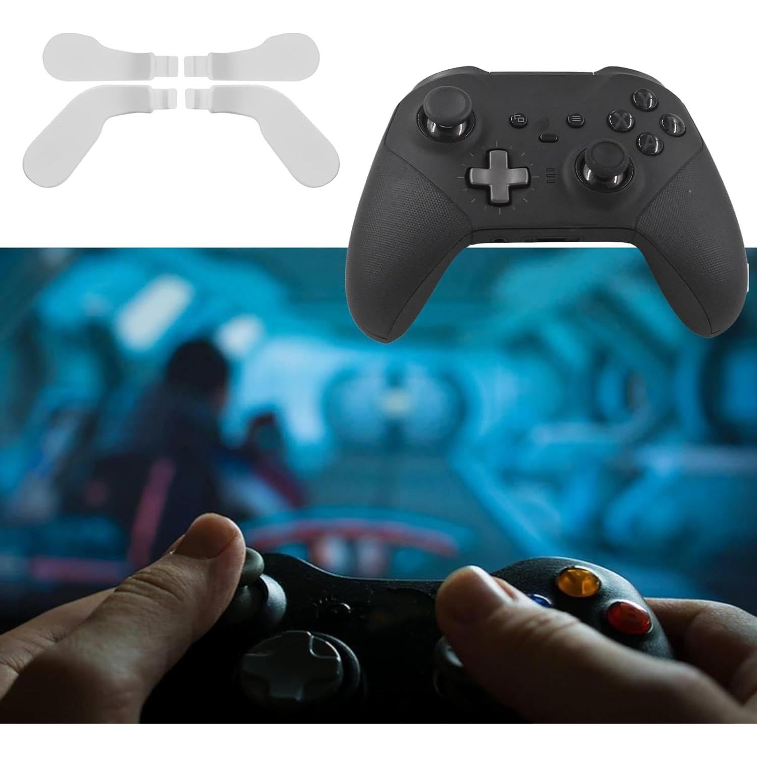 4 Paddles de Metal para Controlador Xbox One Elite Series 2