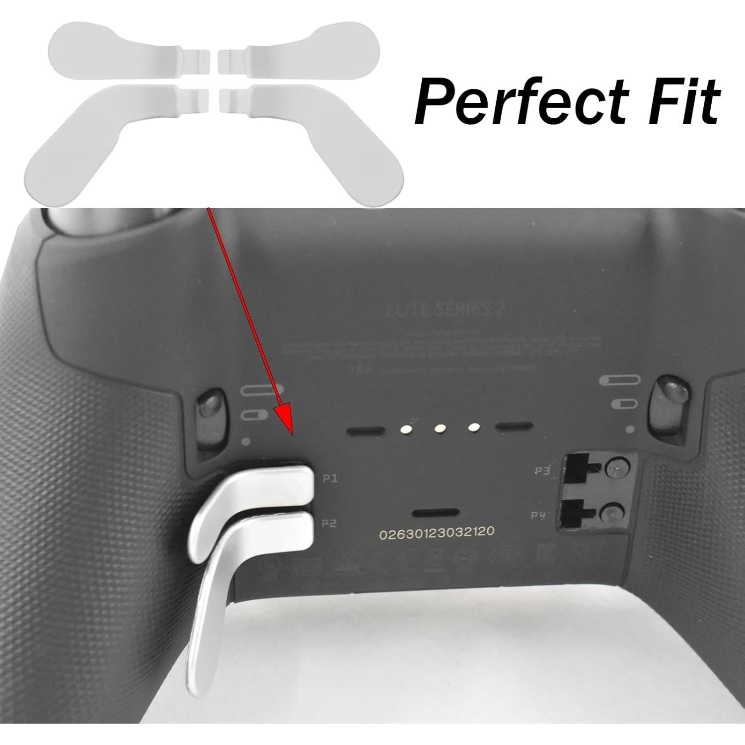 4 Paddles de Metal para Controlador Xbox One Elite Series 2