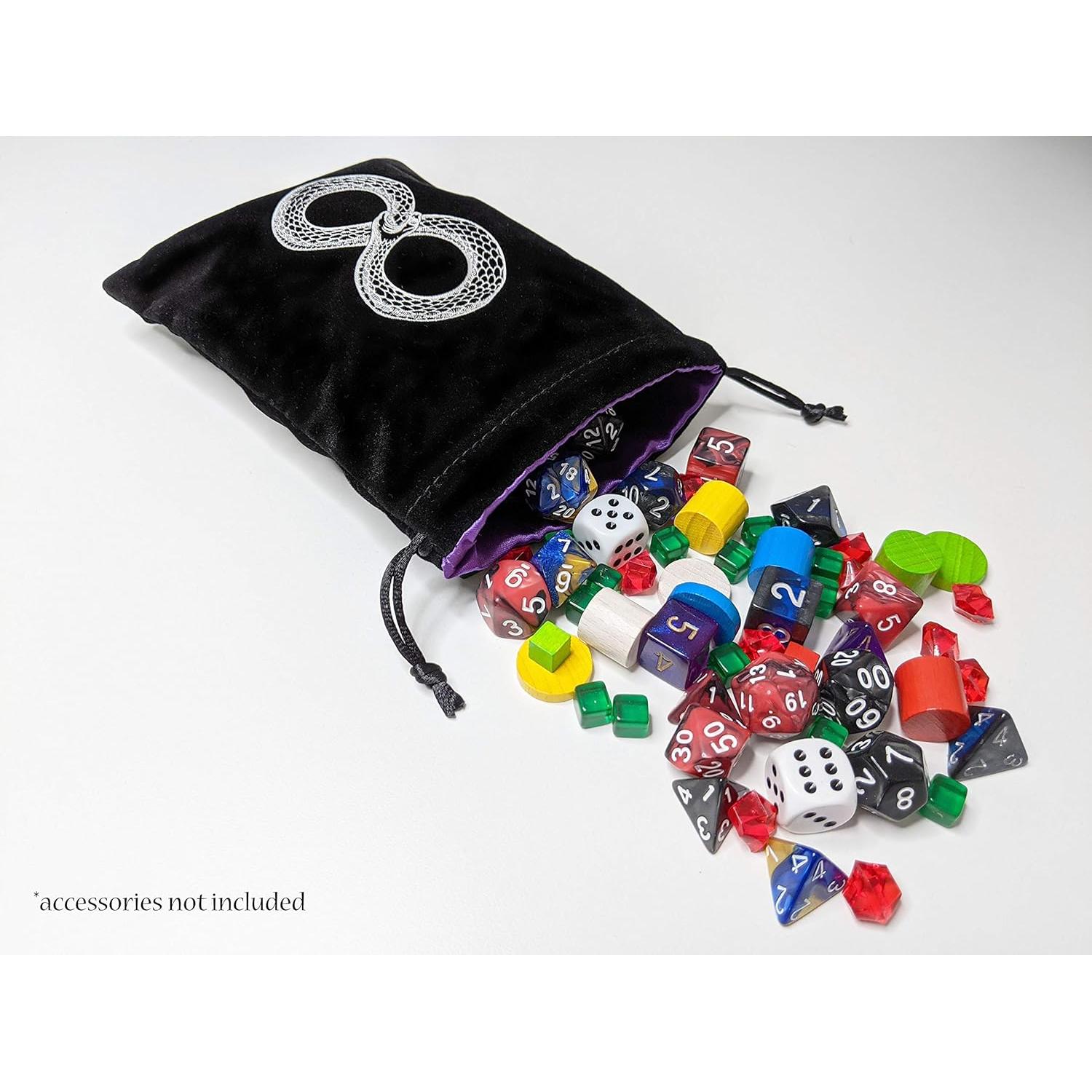 Bolsa de Tarot y Dados Miriyan de Terciopelo y Satén 17.5x12.5cm