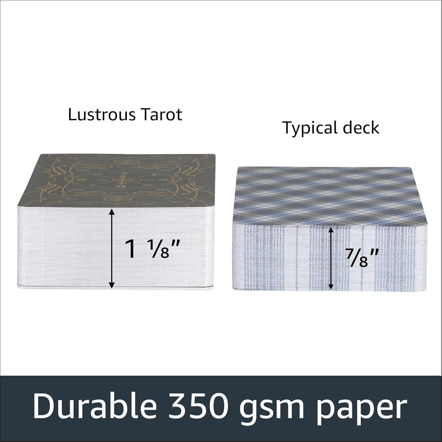 Baraja de Tarot Lustrosa Da Brigh 70x120mm para Lectura