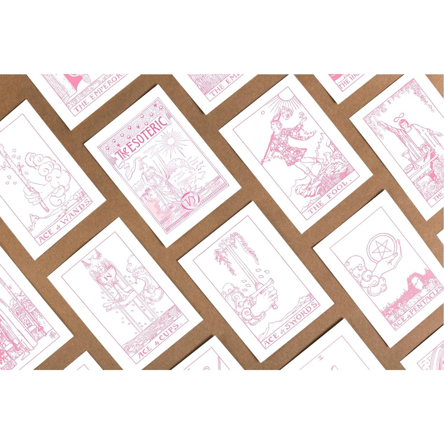 Set de Tarot para Colorear DIY Renee Atmos - Rider Waite 78 cartas