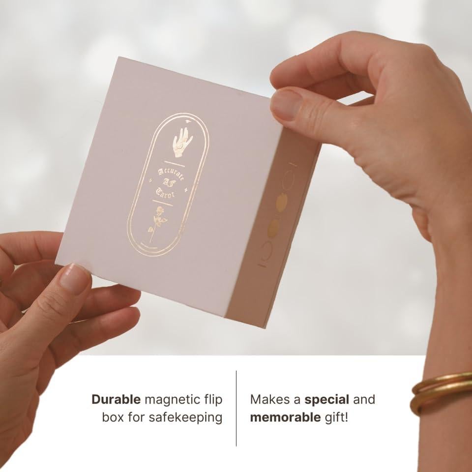 Baraja de Tarot Redonda 78 Cartas Prism + Fleur con Guía