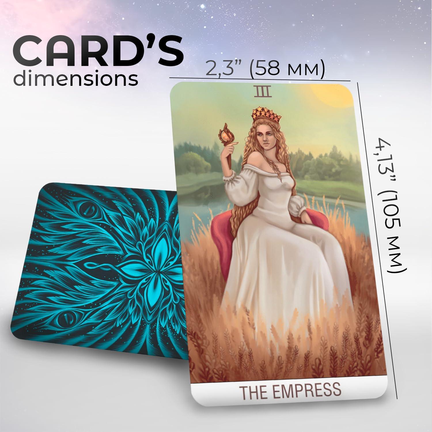 Juego de Cartas del Tarot OMNITO 78 Piezas Tamaño Pocket