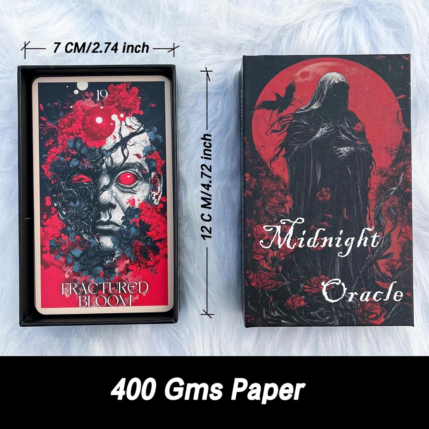 Oráculo de Medianoche - 50 Cartas de Fantasía Oscura con Guía