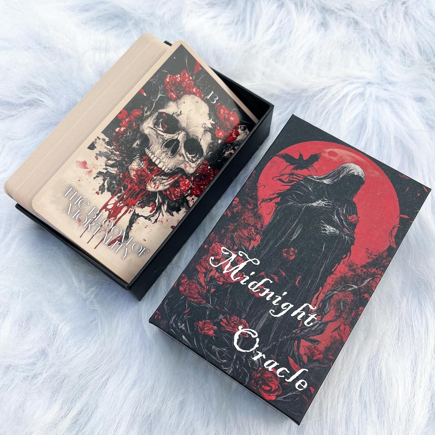 Oráculo de Medianoche - 50 Cartas de Fantasía Oscura con Guía