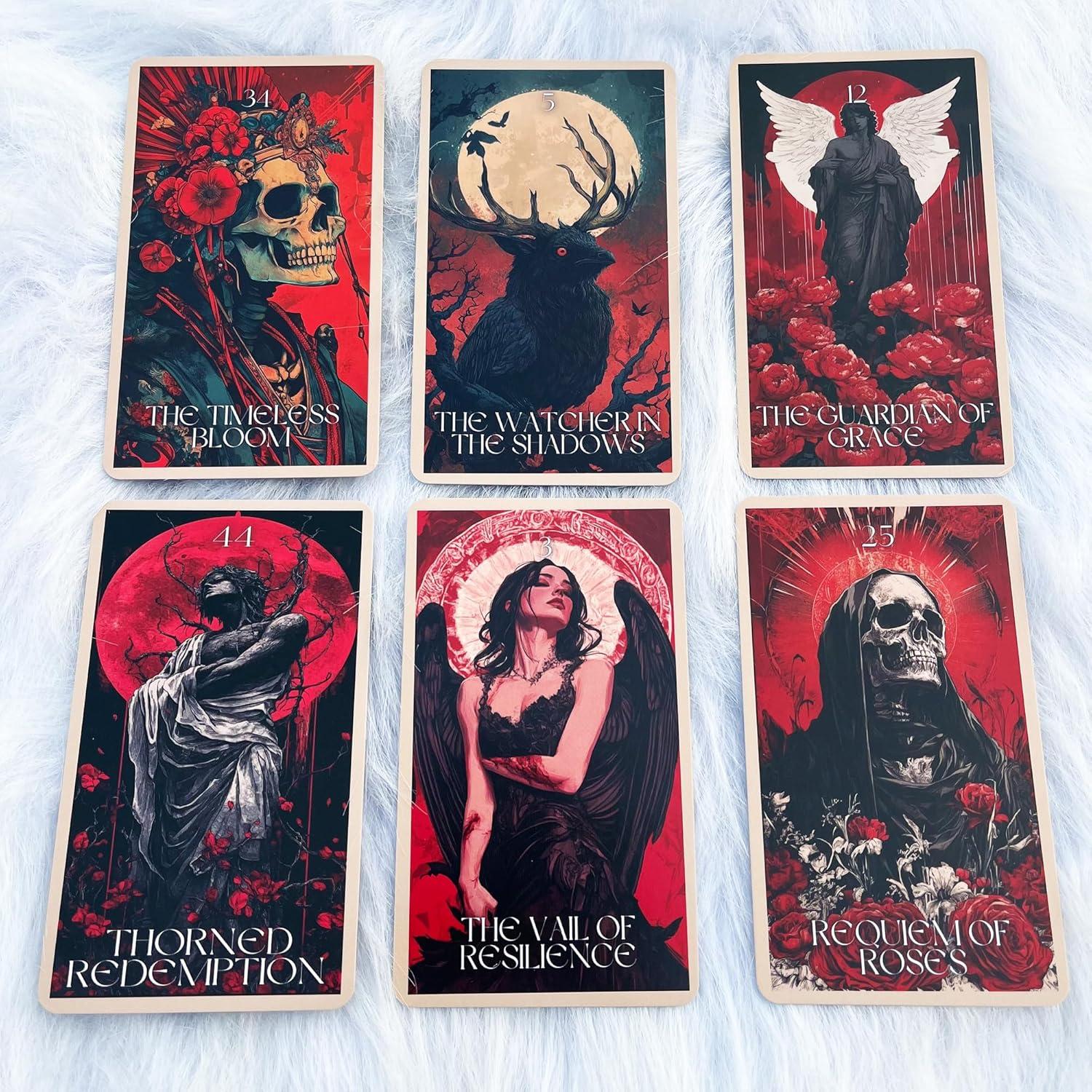 Oráculo de Medianoche - 50 Cartas de Fantasía Oscura con Guía