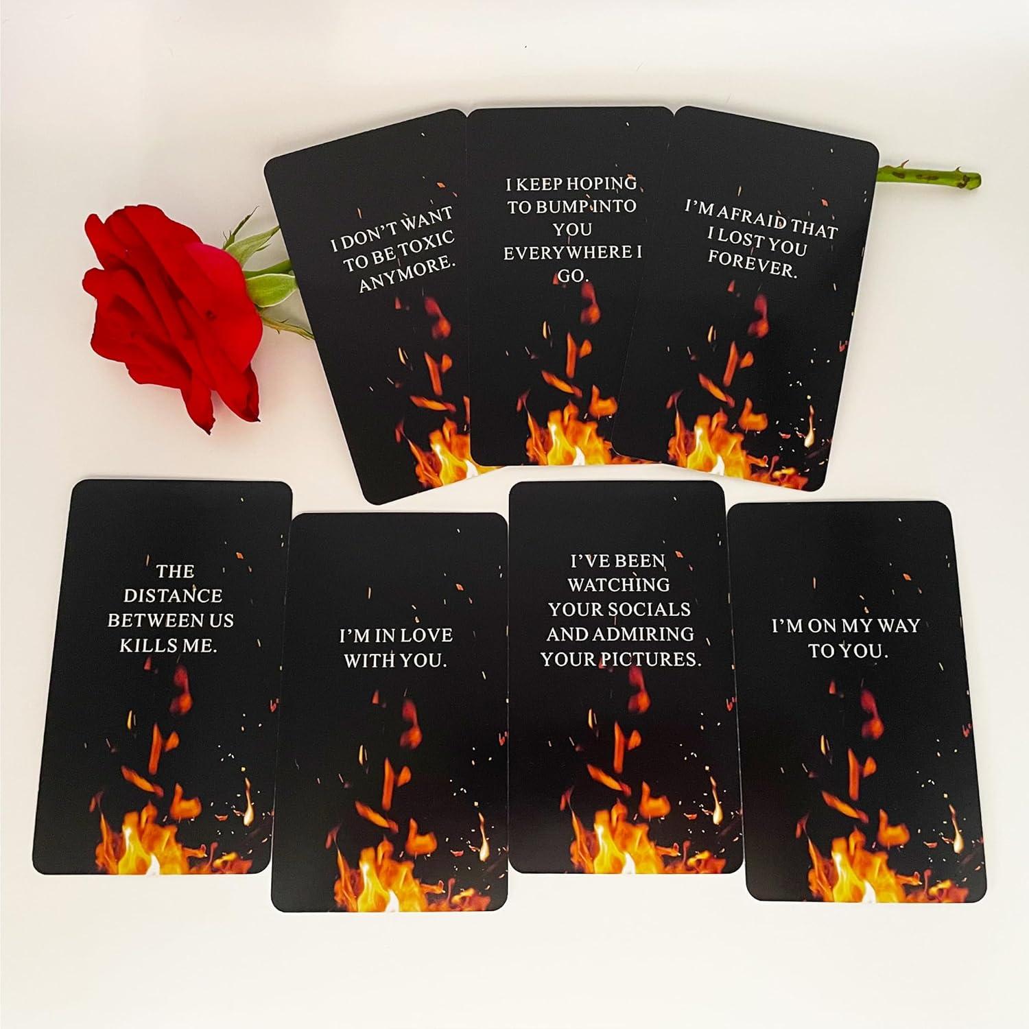 Baraja Oráculo Corazón Ardiente Queenofpain - 54 Cartas