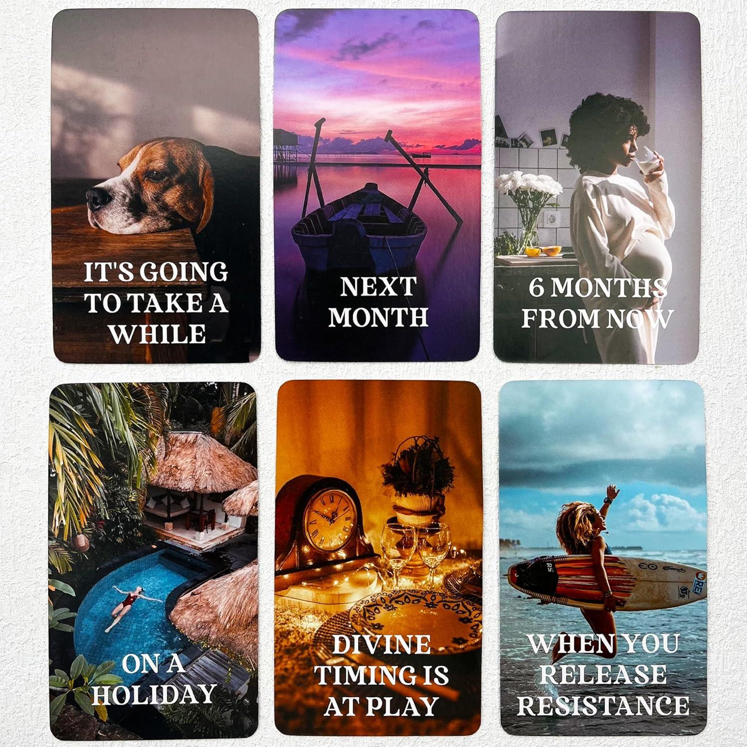 Baraja de Oráculo del Tiempo Divino - 54 Cartas para Principiantes