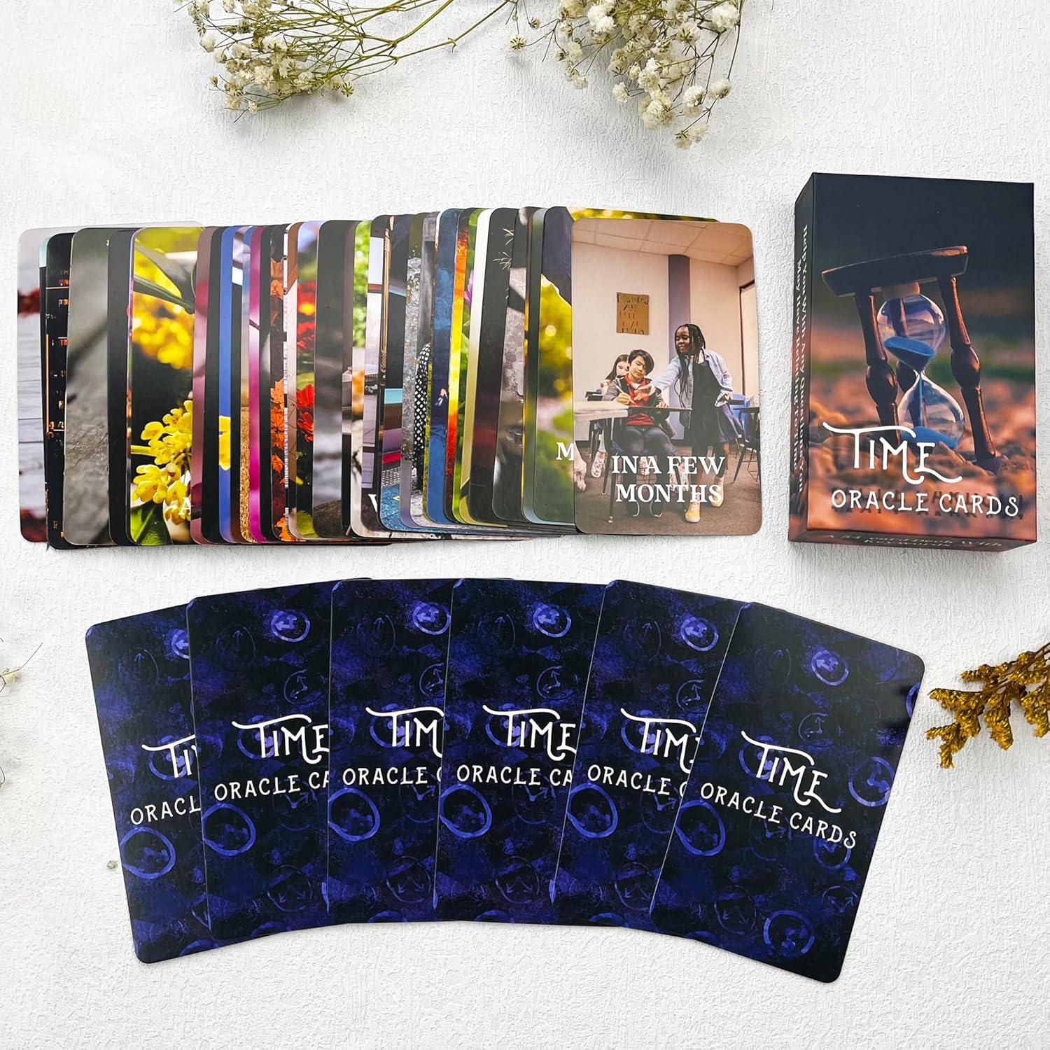 Baraja de Oráculo del Tiempo Divino - 54 Cartas para Principiantes