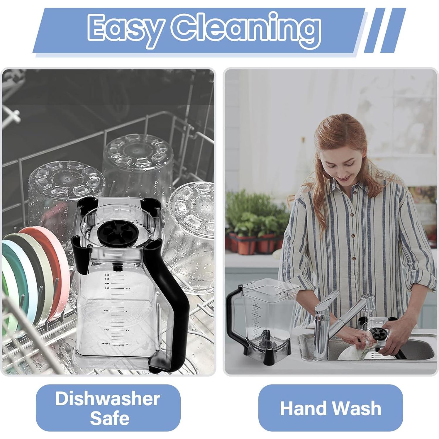 Jarra de Reemplazo 2,07L WARDFYT para Ninja BL610 y más