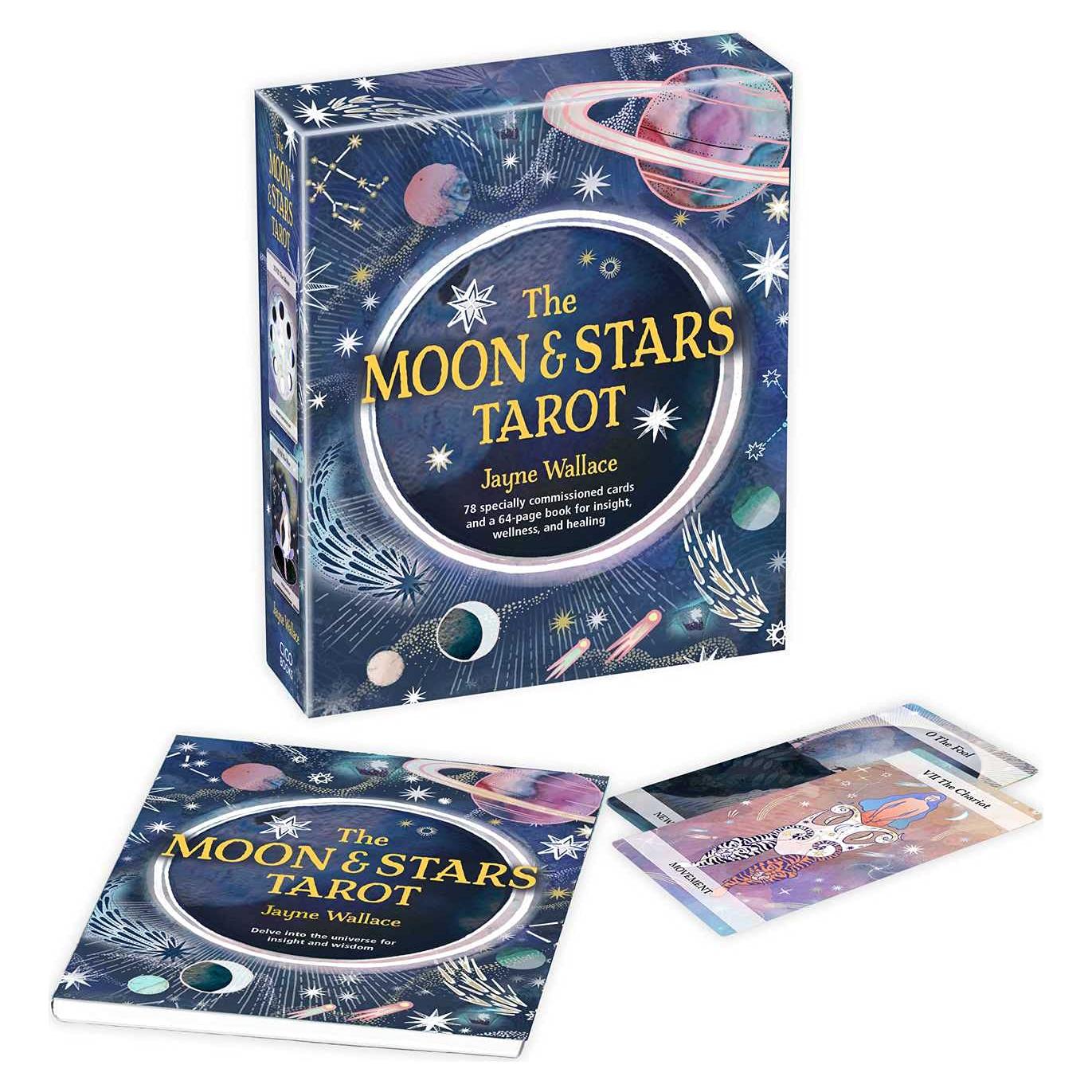 The Moon & Stars Tarot: Includes a full deck of 78 specially commissioned tarot cards and a 64-page illustrated book