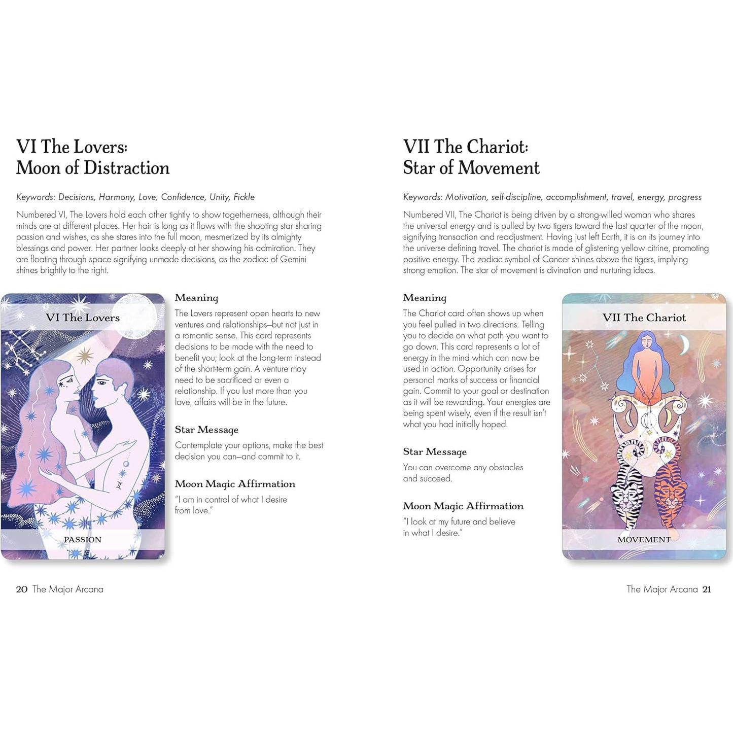 The Moon & Stars Tarot: Includes a full deck of 78 specially commissioned tarot cards and a 64-page illustrated book