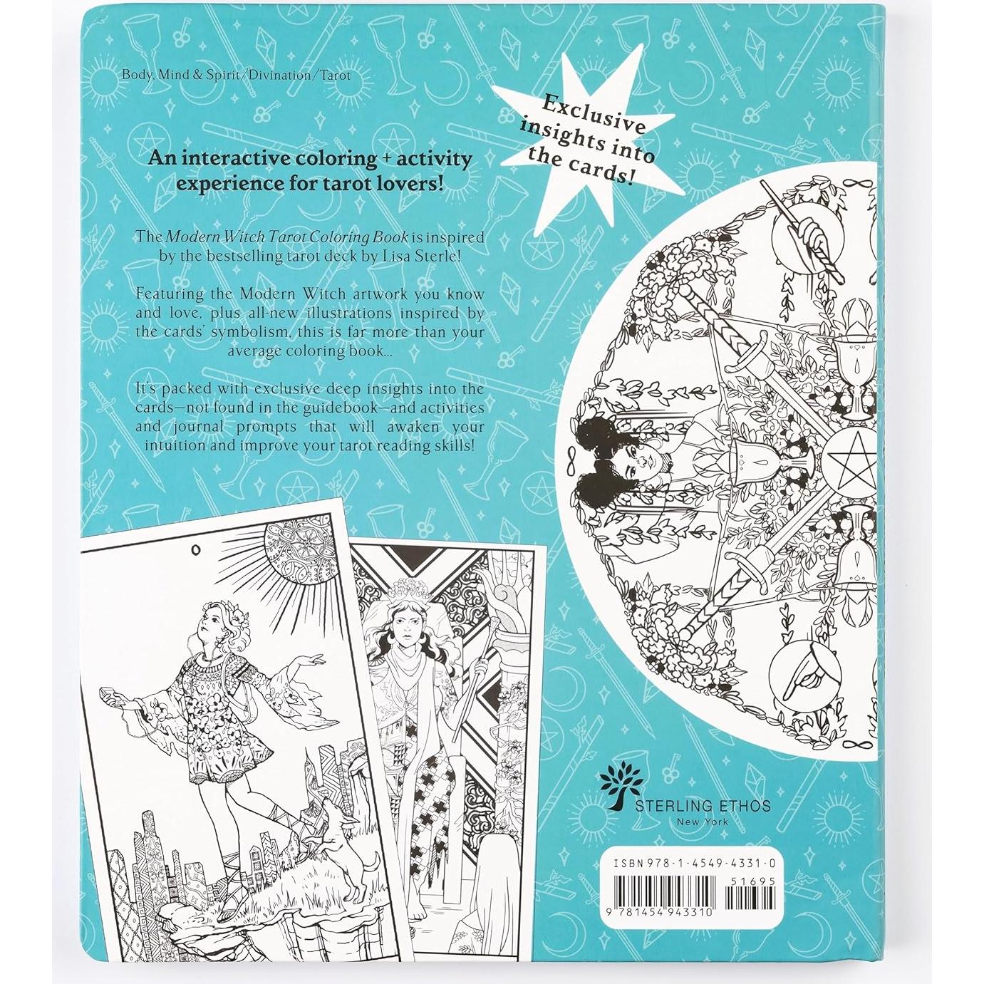 Modern Witch Tarot Coloring Book (Modern Tarot Library)