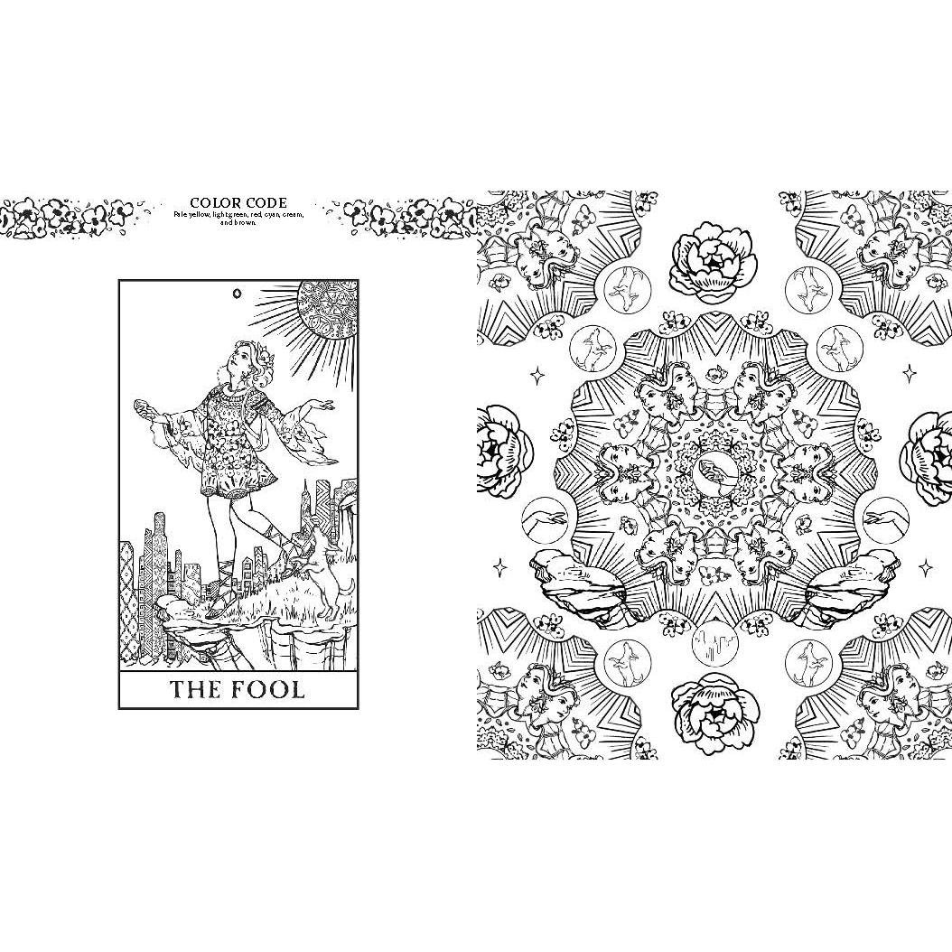 Modern Witch Tarot Coloring Book (Modern Tarot Library)