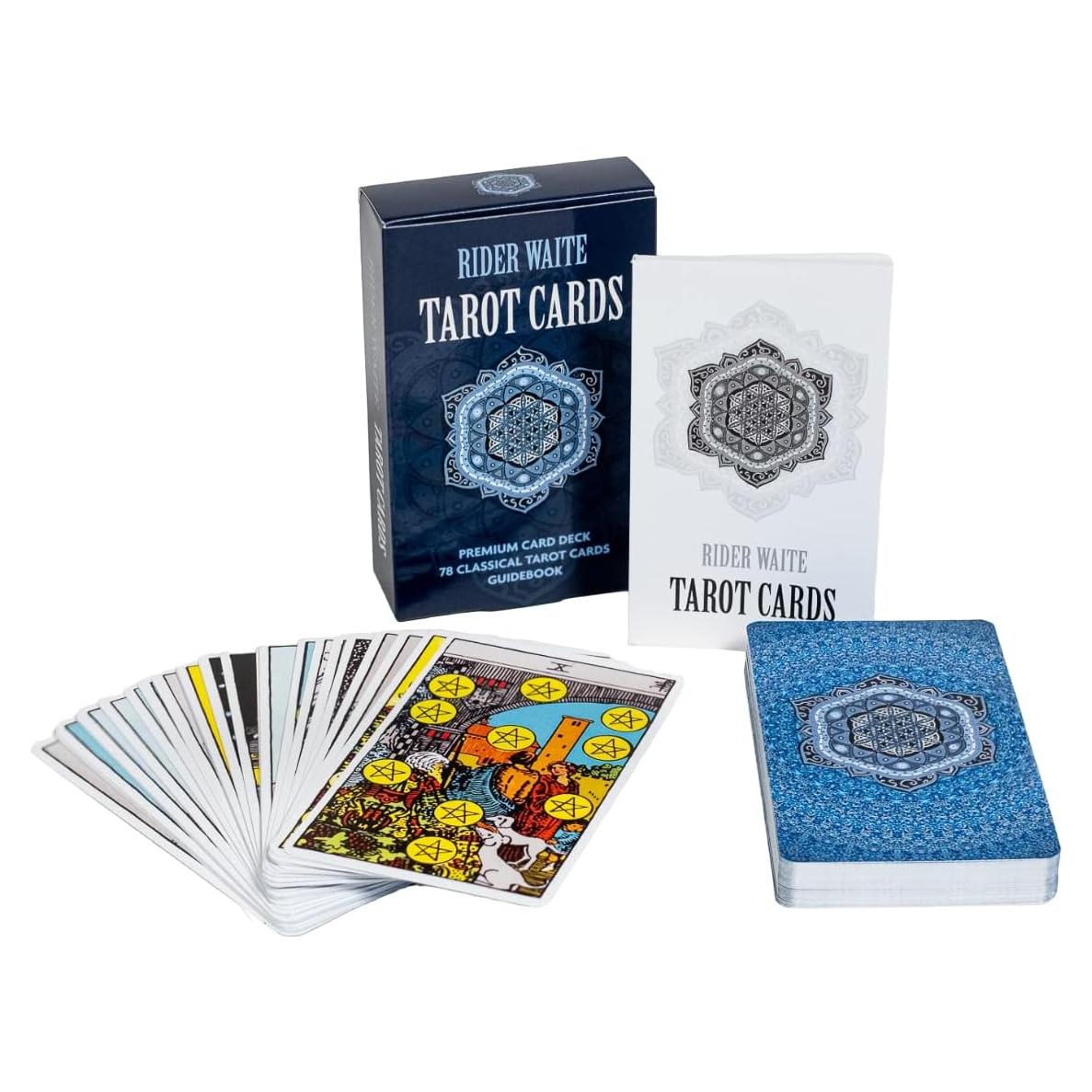 Juego de Cartas del Tarot Clásico Kprint - 78 Cartas con Guía