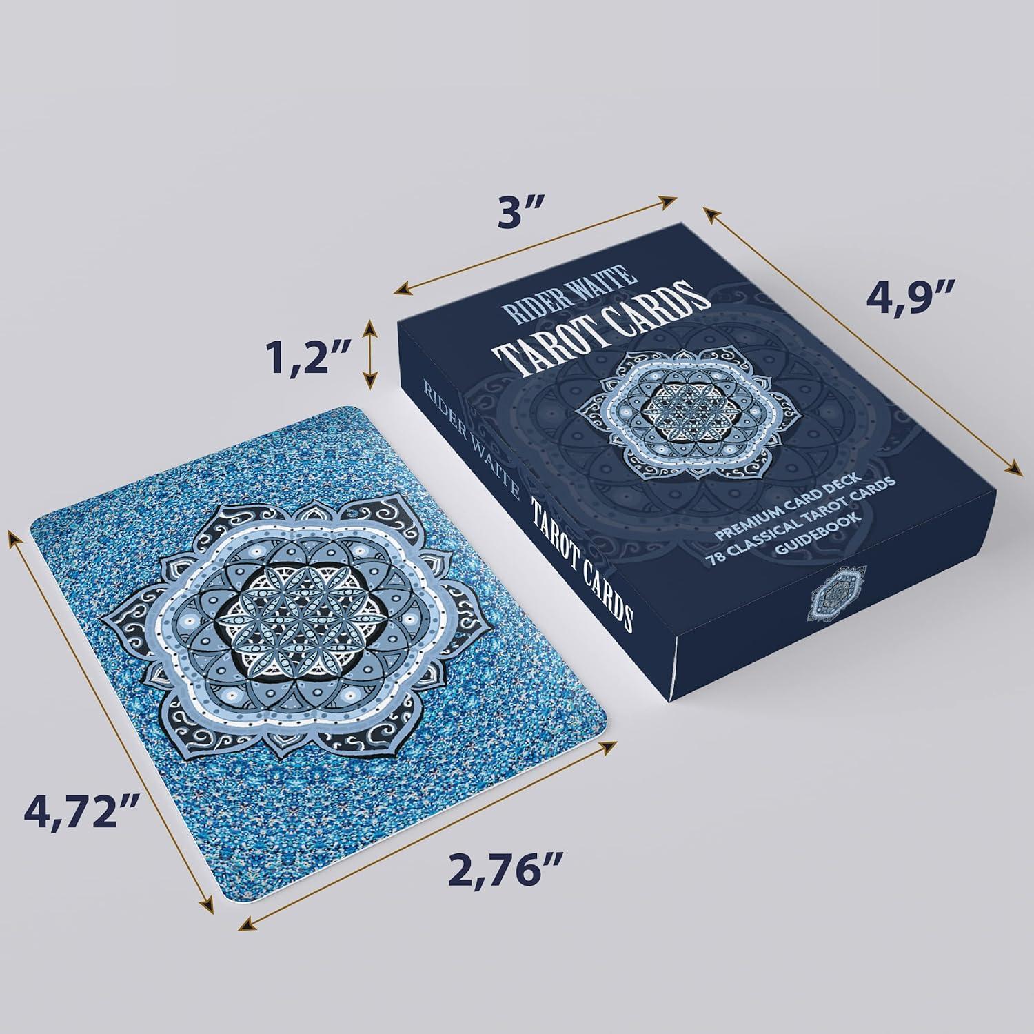 Juego de Cartas del Tarot Clásico Kprint - 78 Cartas con Guía