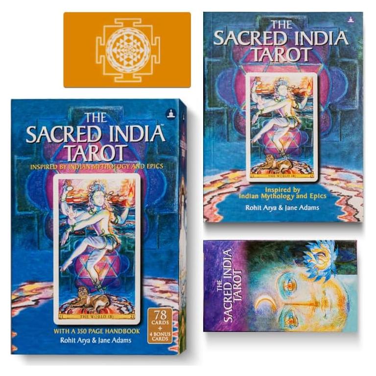 Tarot Sagrado de India Yogi Impressions - 82 Cartas y Guía