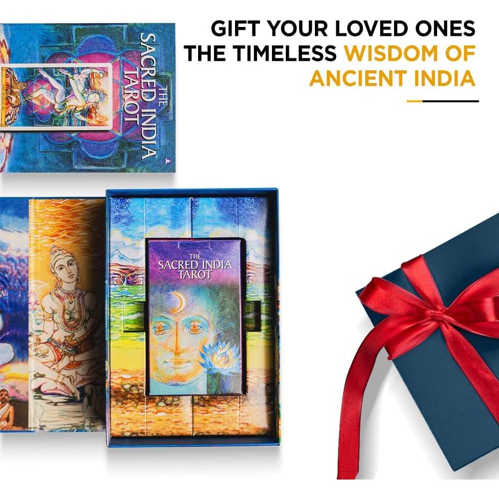 Tarot Sagrado de India Yogi Impressions - 82 Cartas y Guía